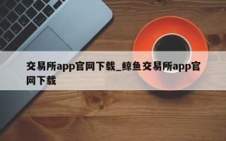 交易所app凯发k8官网下载手机版官网下载_鲸鱼交易所app凯发k8官网下载手机版官网下载